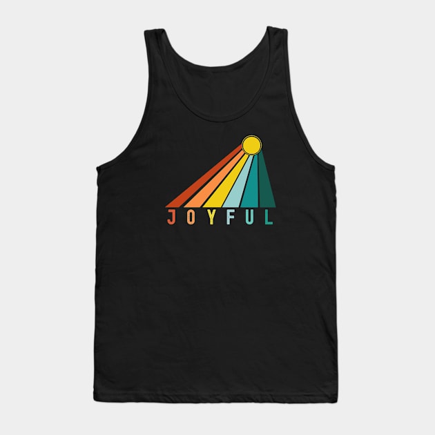 Joyful Sunset Vintage Tank Top by JokenLove